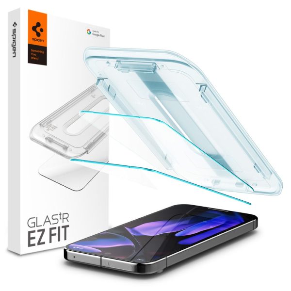 SZK?O HARTOWANE SPIGEN GLAS.TR EZ FIT 2-PACK GOOGLE PIXEL 9 / 9 PRO CLEAR